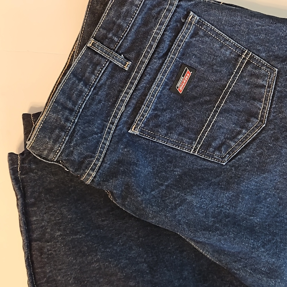 Dickies | Men's Classic 5 Pocket  Carpenter Side Pocket Dark Wash Jeans Sz 42x30